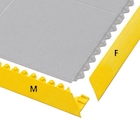 Immagine di Bordo con angoli per Fatigue Step colore giallo innesto femmina mm 75x1 m
