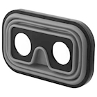 Immagine di Visore realtà virtuale pieghevole in silicone colore grigio