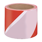 Immagine di Nastro segnaletico PE mm 70x200 m bianco/rosso
