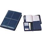 Immagine di Agenda portafoglio in similpelle Manager a borsello giornaliera cm 15x21 blu 240+