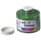 Immagine di Glitter grana fine CWR in barattolo con tappo dosatore 150 ml verde