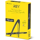 Immagine di Carta REY ADAGIO A4 g80 giallo forte risma da 500 fogli