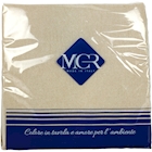 Immagine di Tovagliolo Airlaid in carta a secco MCR 40x40 Yuta colore beige 50 pezzi