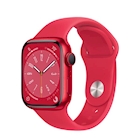 Immagine di Apple Watch Series 8 GPS cassa 41mm alluminio colore rosso con cinturino Sport rosso