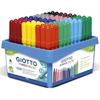 Immagine di Pennarello GIOTTO TURBO MAXI SCHOOLPACK 108 colori assortiti