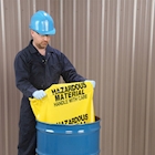 Immagine di Sacco in polietilene per smaltimento materiale pericoloso BAG-202-L cm 91X152