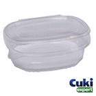 Immagine di Contenitori in PET c/coperchio incern. CUKI PROFESSIONAL capacità 375 ml cm 14x11,9x4,5 pack 50pz