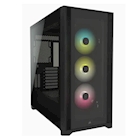 Immagine di Cabinet midi-tower Nero CORSAIR iCUE 5000X RGB Tempered Glass Mid-Tower ATX PC Sma CC-9011212-WW