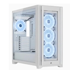 Immagine di Cabinet midi-tower Bianco CORSAIR iCUE 5000X RGB QL Edition Mid-Tower ATX Case Tru CC-9011233-WW