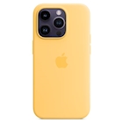 Immagine di Custodia Magsafe in silicone per iPhone 14 Pro colore aurora