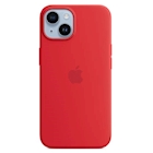 Immagine di Custodia APPLE MagSafe in silicone per iPhone 14 colore rosso