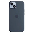 Immagine di Custodia APPLE MagSafe in silicone per iPhone 14 Plus colore blu