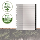 Immagine di RECYCLE Separatori in PPL A4 maxi con rubrica numerica o alfabetica