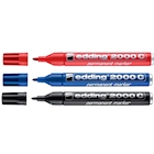Immagine di Pennarello permanent EDDING E-2000C punta conica colore blu