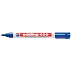 Immagine di Pennarello permanent EDDING E-400 punta conica colore blu