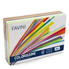 Immagine di Cartoncino FAVINI Bristol Colorissimi g200 ff240 mix 12 colori assortiti