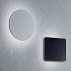 Immagine di Lampada a parete IDEAL LUX COVER AP D20 ROUND colore bianco IP20