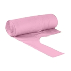 Immagine di Sacchetto rifiuti con maniglia ELICA MDPE cm 55x65 colore rosa trasp. - 15 micron - l 40