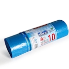 Immagine di Sacchetto rifiuti ELICA MDPE cm 70x110 colore azzurro trasparente - 21 micron - l 110