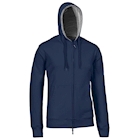 Immagine di Felpa zip lunga MYDAY ATHENA con cappuccio colore blu taglia S