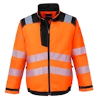 Immagine di Pw3 giacca da lavoro hi-vis PORTWEST T500 colore arancione/nero taglia XXXL