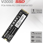 Immagine di Ssd interni 1000GB pcie gen 3.0 x 4 nvme VERBATIM Vi3000 Internal PCIe NVMe M.2 SSD 1TB 49375V