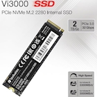 Immagine di Ssd interni 2000GB pcie gen 3.0 x 4 nvme VERBATIM Vi3000 Internal PCIe NVMe M.2 SSD 2TB 49376V