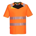 Immagine di T-shirt alta visibilitè  dx4 s/s PORTWEST DX413 colore arancione/nero taglia XXL