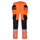 Immagine di Pantaloni con tasca holster staccabile ad alta visibilitè  dx4 PORTWEST DX442 colore arancione/nero