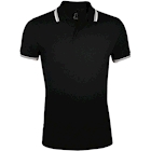 Immagine di Polo manica corta SOL'S PASADENA UOMO colore nero/bianco taglia XXL