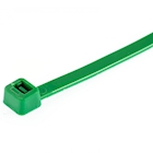 Immagine di Fascette per cablaggio in nylon ad alta resistenza mm 4,8x200 colore verde - 100pz