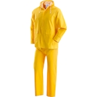 Immagine di Completo impermeabile in pvc/polies/pvc giallo XL