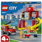 Immagine di Costruzioni LEGO Lego - Caserma dei Pompieri e Autopompa con Camion 60375A
