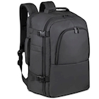 Immagine di Notebook da 17.3 poliestere riciclato Nero RIVACASE Zaino Coated ECO Travel Laptop Backpack 17.3 -