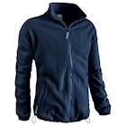 Immagine di Pile zip lunga SOTTOZERO NORVEGIA 100% poliestere colore blu navy taglia XXXXL
