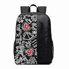 Immagine di Universale tessuto Nero CELLY KEITH HARING - Backpack up to 15.6" [KEITH HARING KHBACKPACK