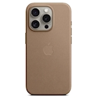 Immagine di Custodia MagSafe in tessuto FineWoven per iPhone 15 Pro colore grigio talpa