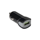 Immagine di Caricabatterie nero CELLY CCUSBTURBO - USB Turbo Car Charger 12W CCUSBTURBO