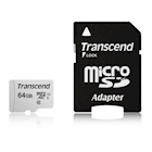 Immagine di Memory Card micro sd xc 64GB TRANSCEND TS64GUSD300S-A