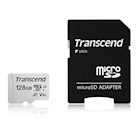 Immagine di Memory Card micro sd xc 128GB TRANSCEND Transcend Flash TS128GUSD300S-A