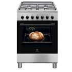 Immagine di Cucina con forno e piano cottura elettrici 54 lt 60 cm grigio ELECTROLUX LKK620000X 943005289