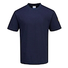 Immagine di T-Shirt manica corta ESD antistatica PORTWEST AS20 colore blu navy taglia M
