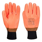 Immagine di Guanto ad alta visibilità  resistente agli agenti atmosferici PORTWEST A450 colore arancione taglia