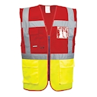 Immagine di Gilet executive paris PORTWEST C276 colore Yellow/Red taglia M