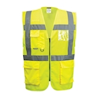 Immagine di Gilet executive madrid mesh hi-vis PORTWEST C496 colore giallo taglia XXXL