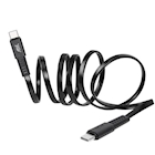 Immagine di Caricabatterie wireless/senza fili Nero USB-C RIVACASE Cavo Piatto USB-C /USB-C da 1,2m Nero (NEW) P