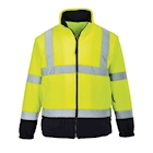 Immagine di Pile bicolore hi-vis PORTWEST F301 colore giallo/blu navy taglia L