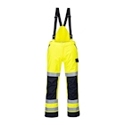 Immagine di Pantalone modaflame impermeabile multi norma arco elettrico PORTWEST MV71 colore giallo/blu navy tag