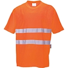 Immagine di T-shirt alta visibilità PORTWEST COTTON COMFORT colore arancione taglia L