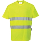 Immagine di T-shirt alta visibilità PORTWEST COTTON COMFORT colore giallo taglia L